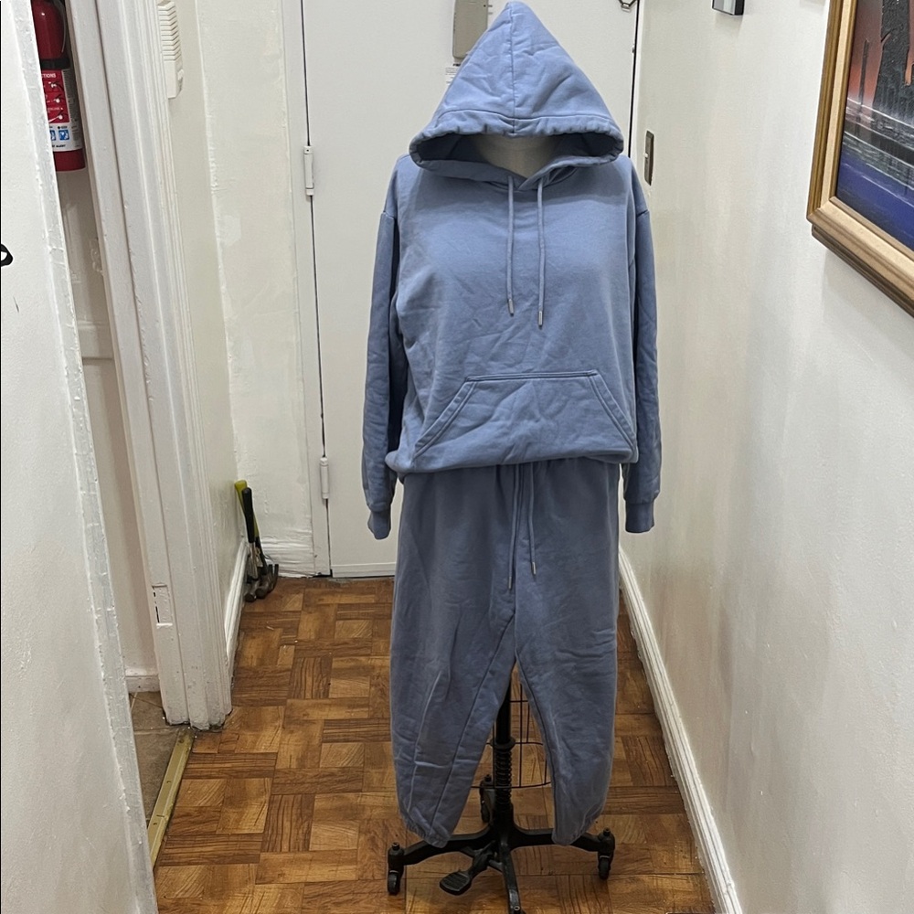H&M Women's Gray Hoodie Jumpsuit